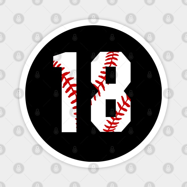 Baseball Number 18 18 Baseball Shirt Jersey Favorite Player